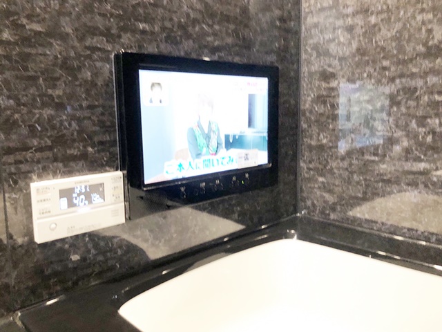 愛知県西尾市ツインバード浴室テレビVB-BS228工事