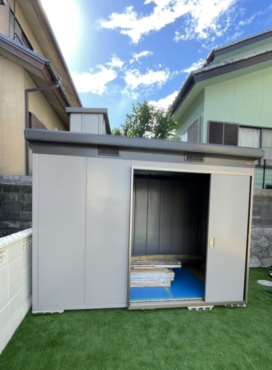 愛知県大府市イナバ物置ナイソー SMK-58SNエクステリア工事店【窓香房】