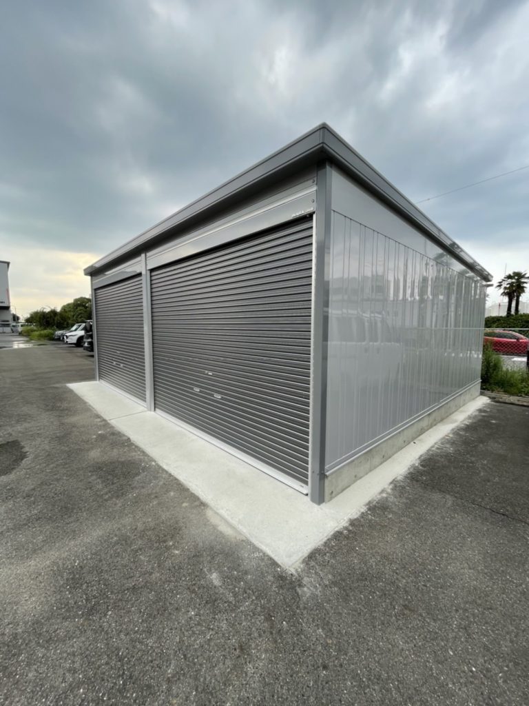 愛知県小牧市イナバ車庫ガレーディアGRN−3662HL−2工場内ガレージ工事店【窓香房】