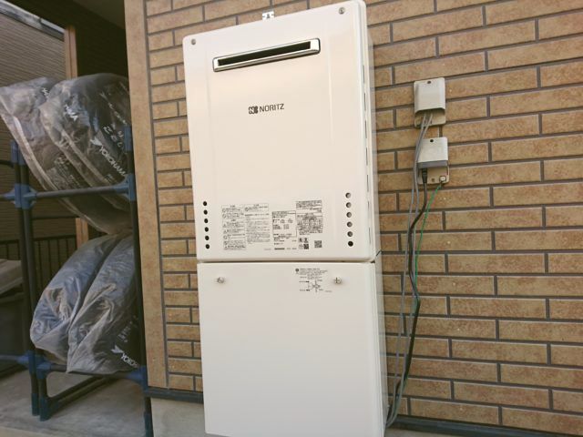 岐阜県多治見市　ガス給湯器取替工事