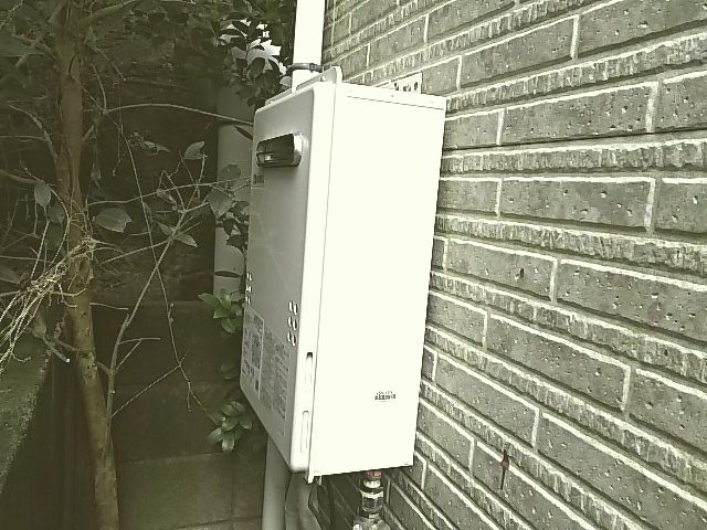 東京都杉並区　ガス給湯器交換工事