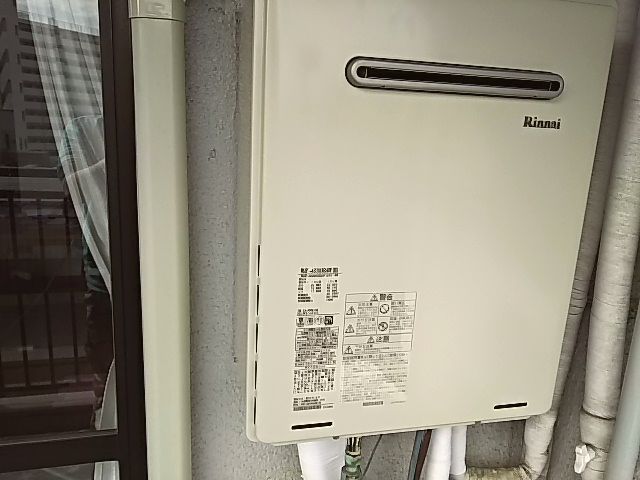東京都江戸川区　ガス給湯器交換工事
