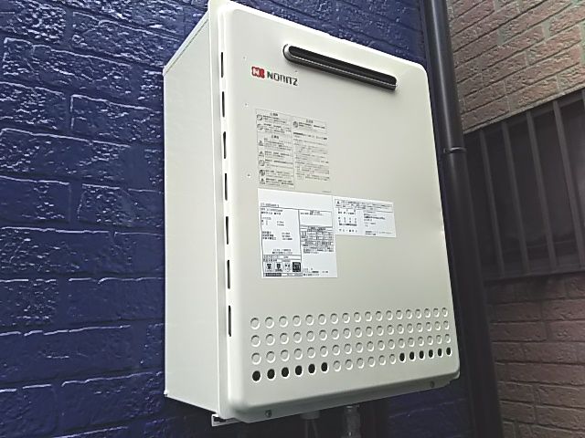 東京都清瀬市　ガス給湯器交換工事