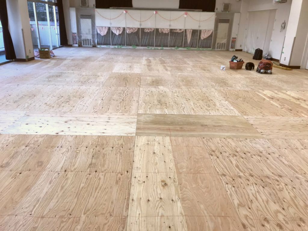 東京都品川区　置床工事　フリーフロアCP