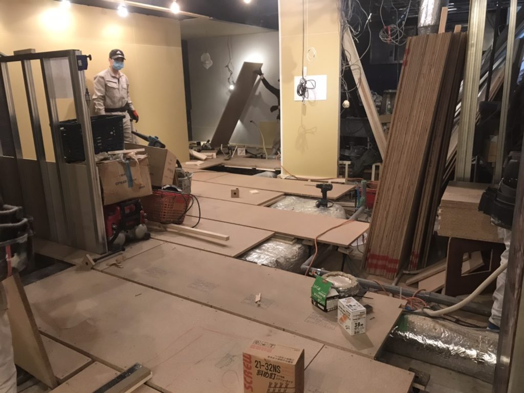 東京都港区　床リフォーム工事