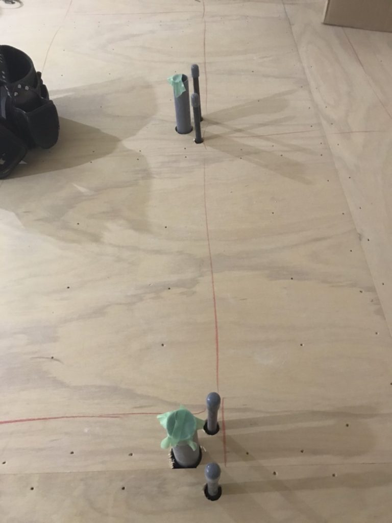 東京都品川区　美容院置床工事　フリーフロアCP