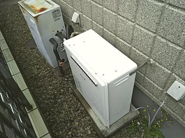 さいたま市南区　ガス給湯器交換工事