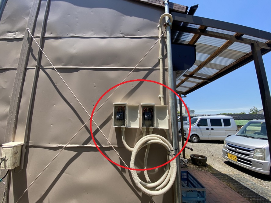 名古屋市港区　動力電源引込口配線電気工事