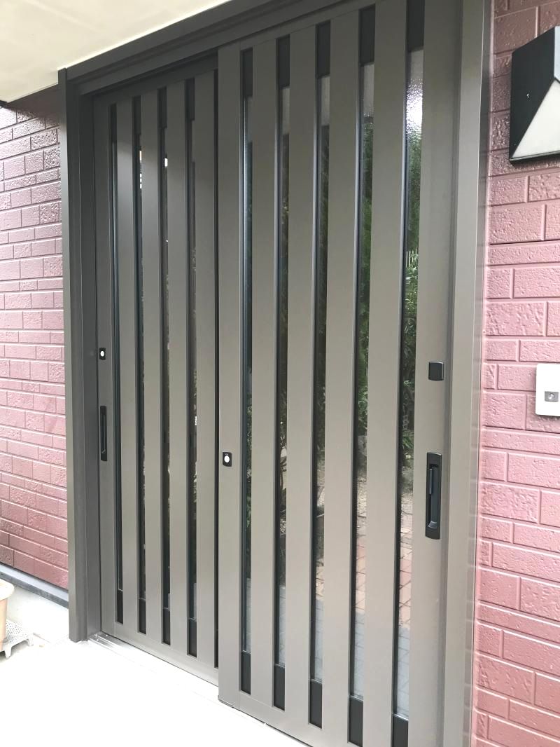 愛知県大府市　玄関引戸リフォーム工事