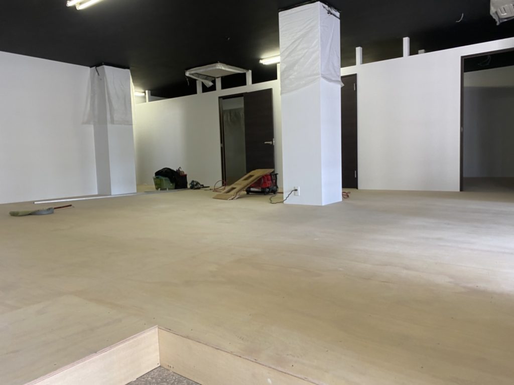 千葉県富里市　ビルテナントのリフォームおよび置床工事