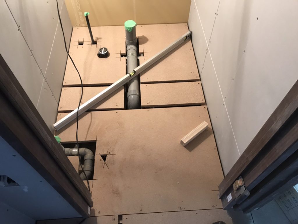 東京都中野区　新築住宅の置床工事