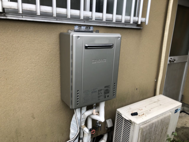 名古屋市緑区　ガス給湯器取替工事