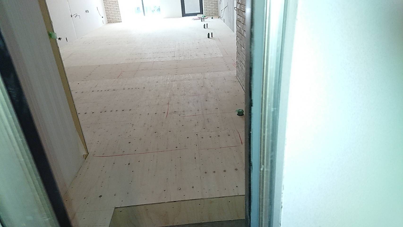 東京都中央区銀座　置床工事