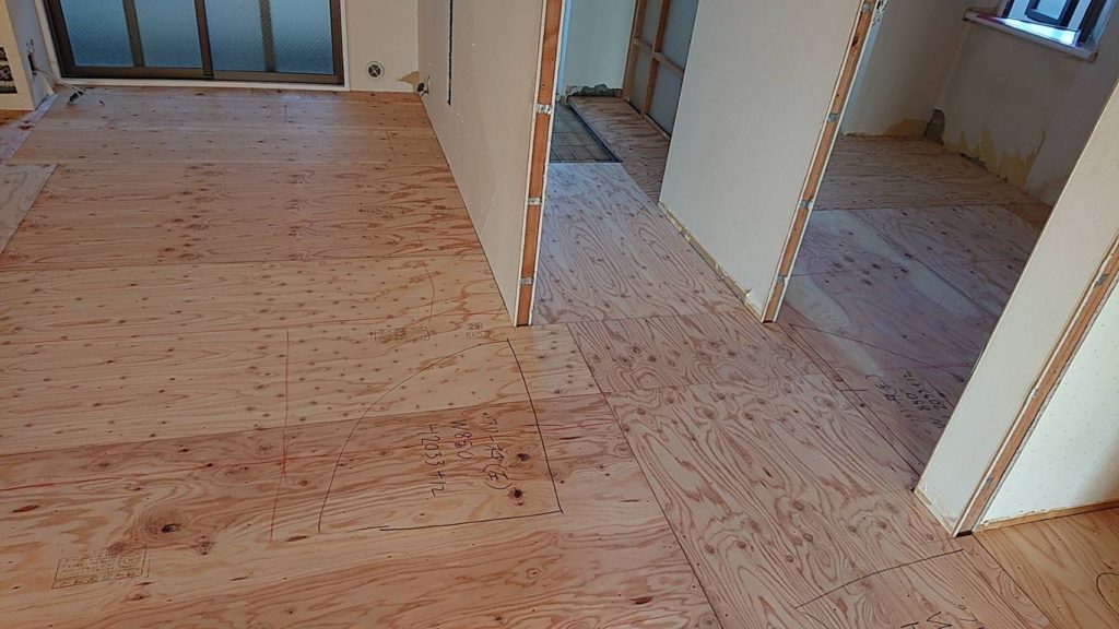 東京都大田区　マンションの置床工事