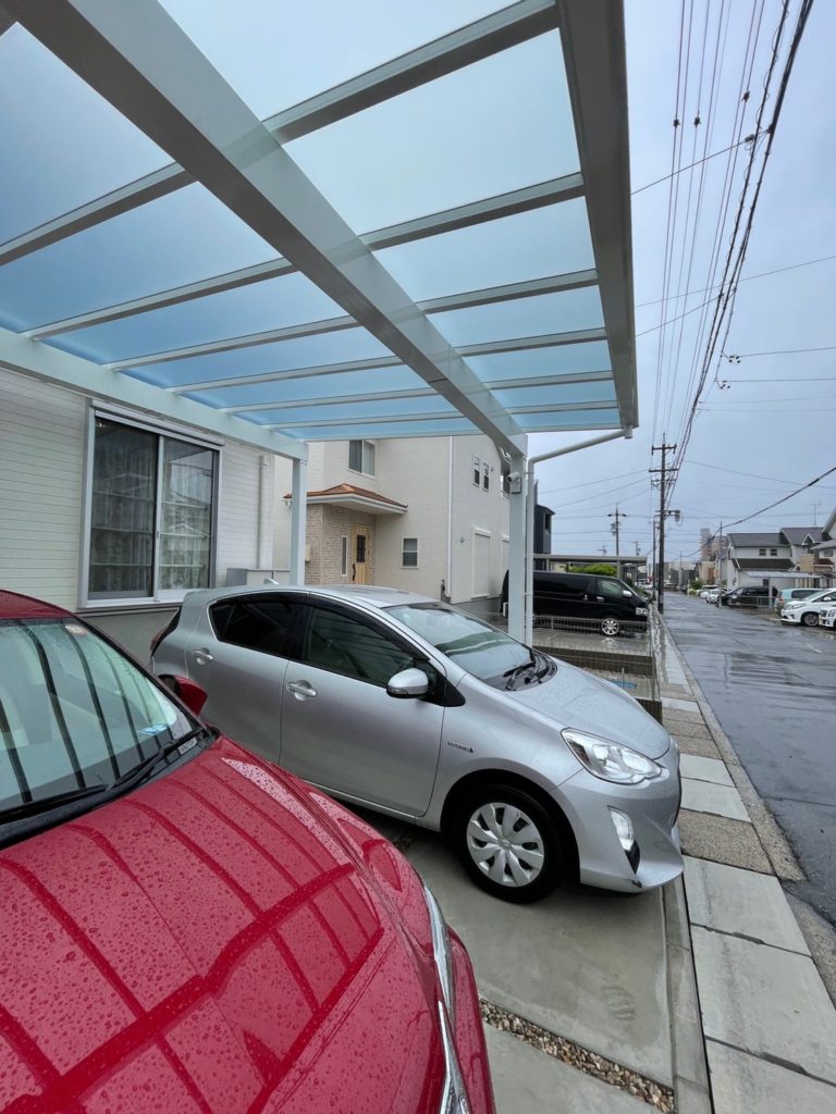 愛知県半田市　カーポート設置工事