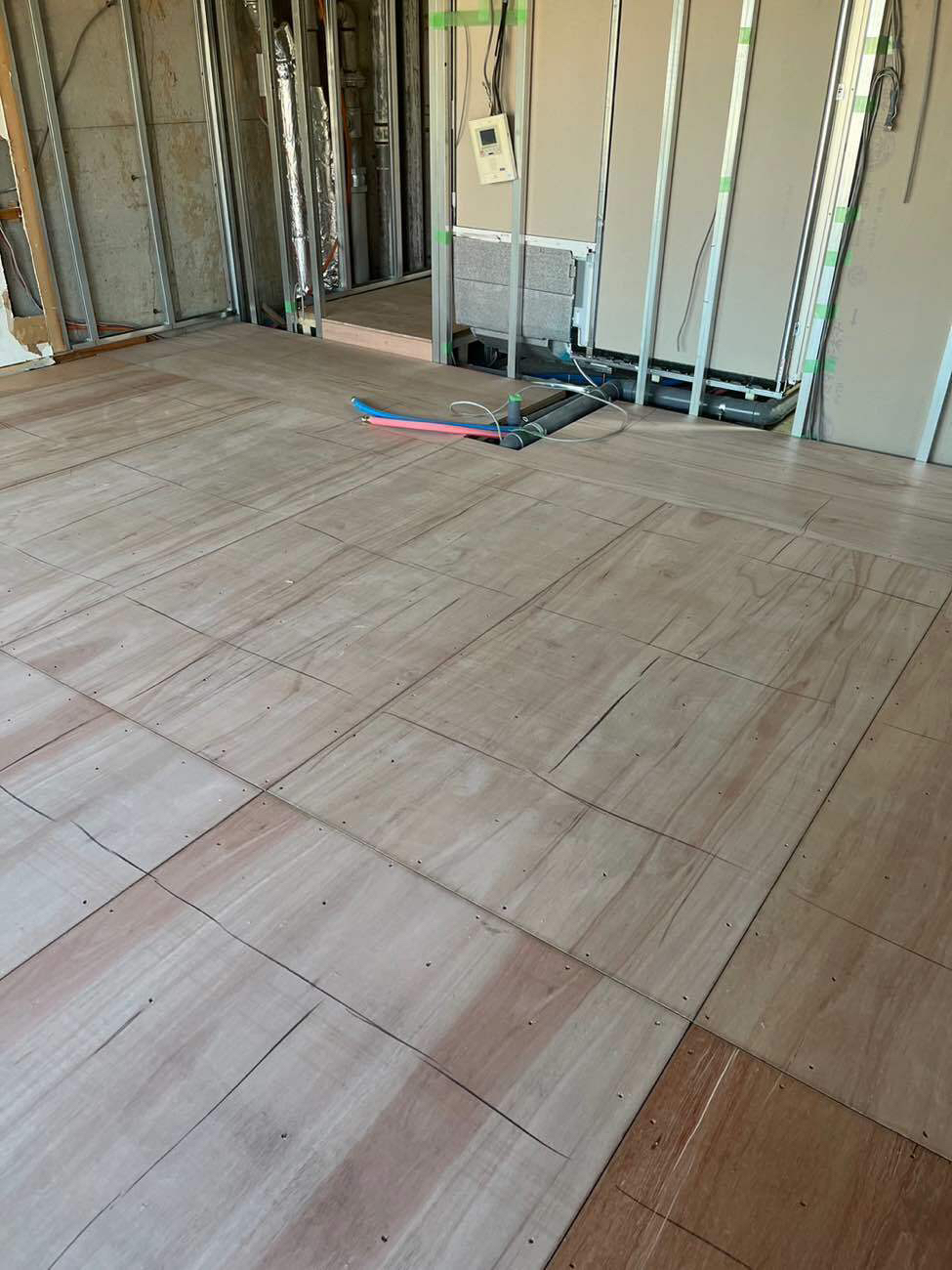 東京都文京区　マンションの置床工事