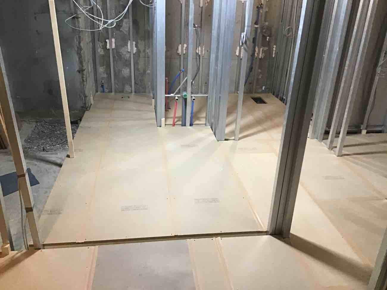 東京都品川区　マンションの置床工事