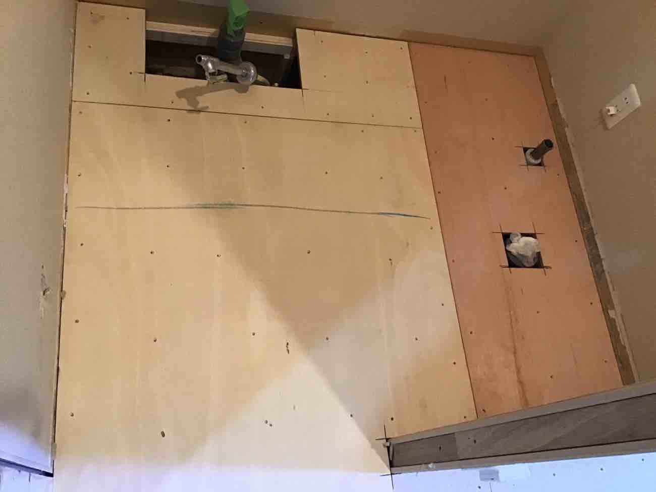 東京都中央区　マンション1日置床工事