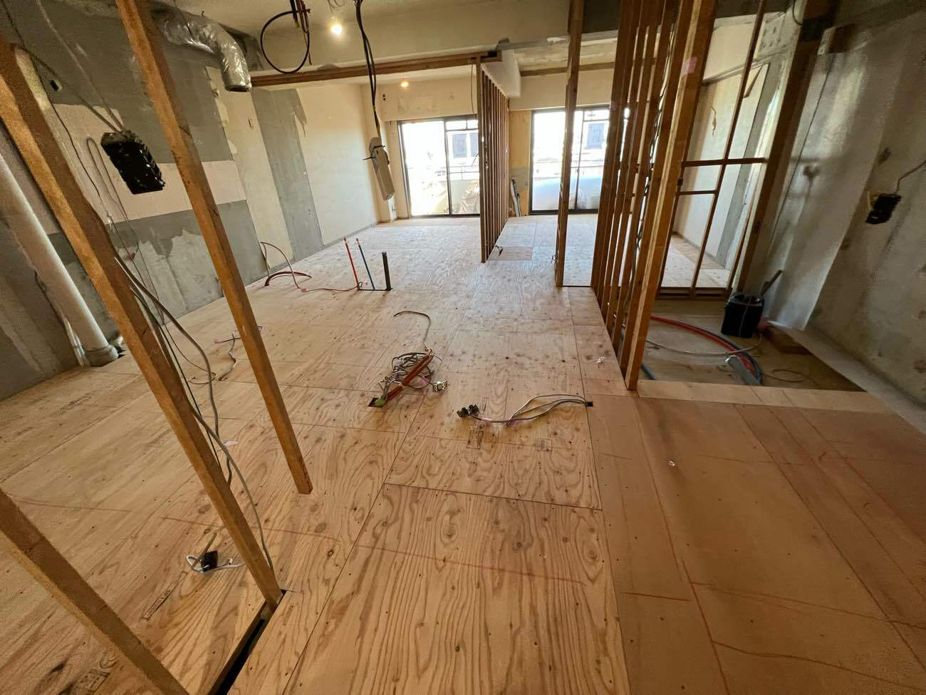 東京都品川区　マンション1日置床工事