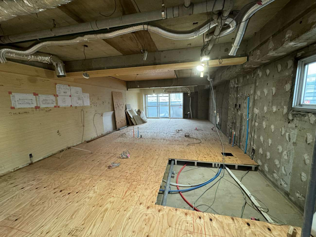 東京都世田谷区　マンション1日置床工事