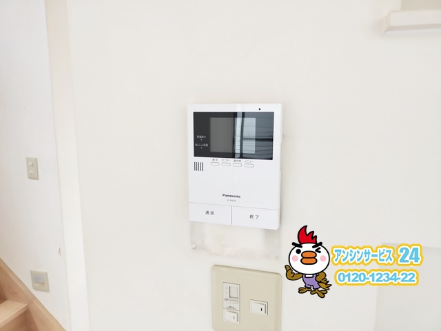 横浜市中区　インターフォン交換工事　
