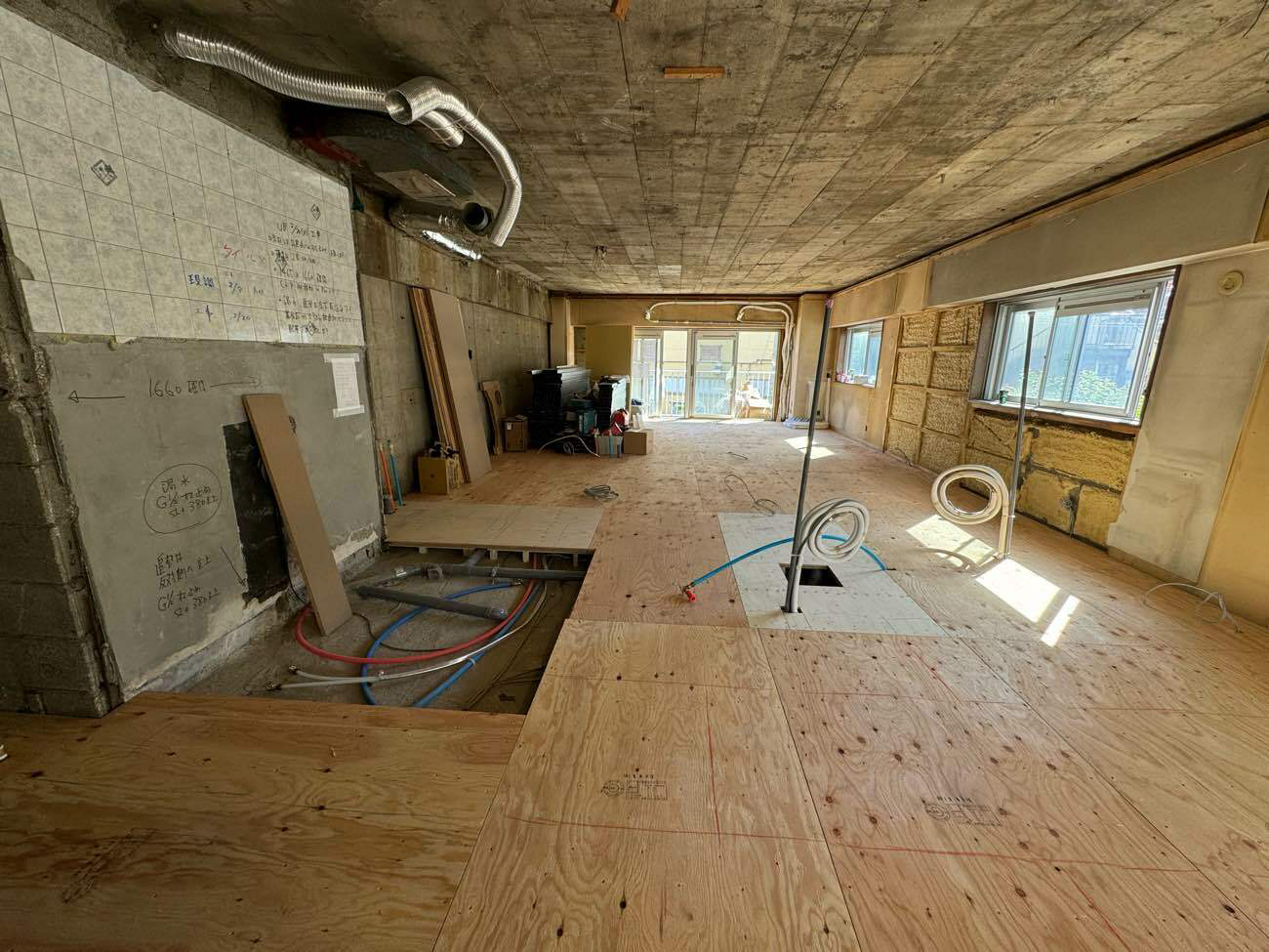 東京都世田谷区　マンション置床工事